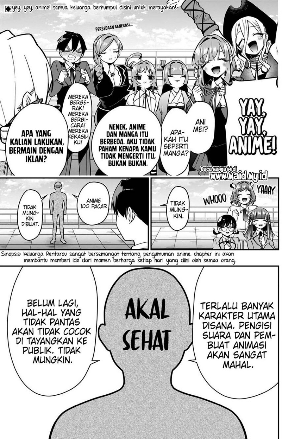 Kimi no Koto ga Dai Dai Dai Dai Daisuki na 100-ri no Kanojo chapter 130